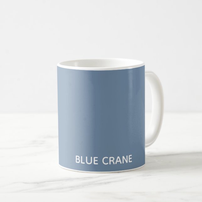 Blaue Farbe des Krans Kaffeetasse (VorderseiteRechts)