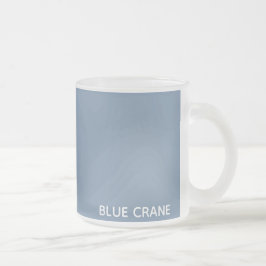 Blaue Farbe des Krans Mattglastasse