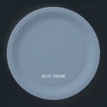 Blaue Farbe des Krans Pappteller<br><div class="desc">Blaue Farbe des Krans</div>