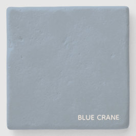 Blaue Farbe des Krans Steinuntersetzer