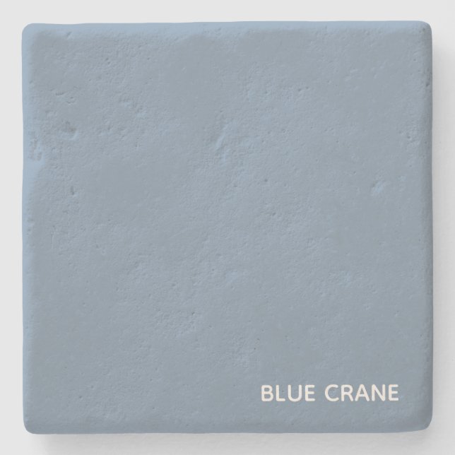 Blaue Farbe des Krans Steinuntersetzer (Vorderseite)