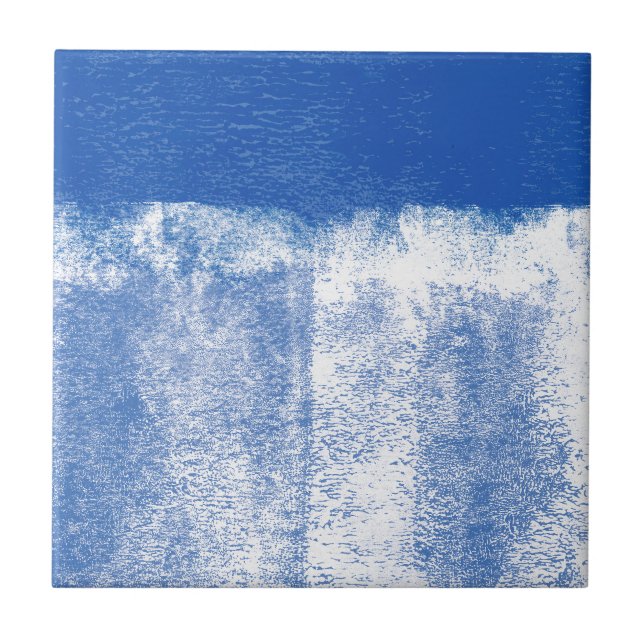 Blaue Farbe Fliese (Vorderseite)