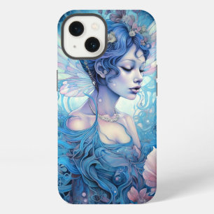 Blaue Fee Fantasy Kunst iPhone Hülle