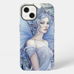 Blaue Fee Fantasy Kunst iPhone Hülle