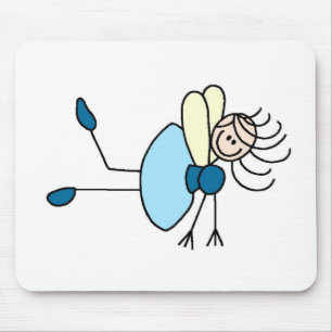 Blaue Feen-Mauspad Mousepad