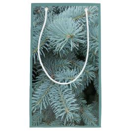 Blaue Fichtengraue Geschenktasche Kleine Geschenktüte