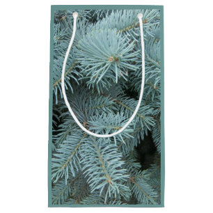 Blaue Fichtengraue Geschenktasche Kleine Geschenktüte