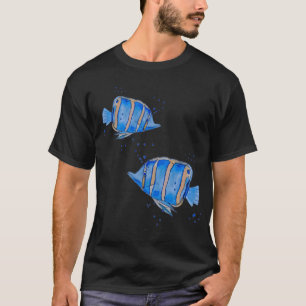 Blaue Fische T-Shirt