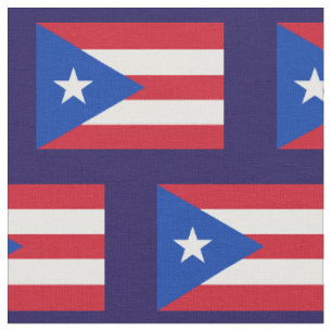 Blaue Flagge des Staates Puerto Rico Stoff