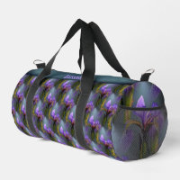 Blaue Flagge Iris Blume Art Muster Personalisiert