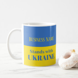 Blaue Flagge - Ukraine Kaffeetasse