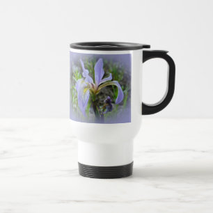 Blaue Flagge - Wild Iris Reisebecher