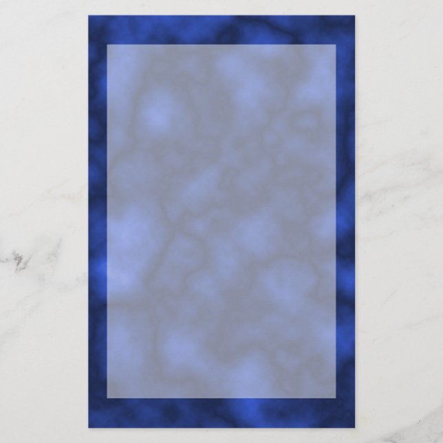 Blaue Flamme Briefpapier (Vorderseite)