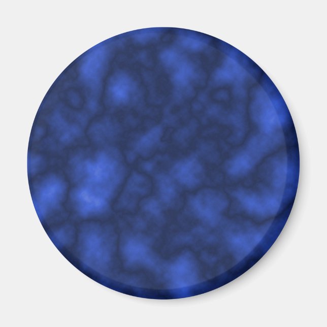 Blaue Flamme Magnet (Vorne)