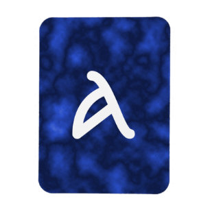 Blaue Flamme Magnet