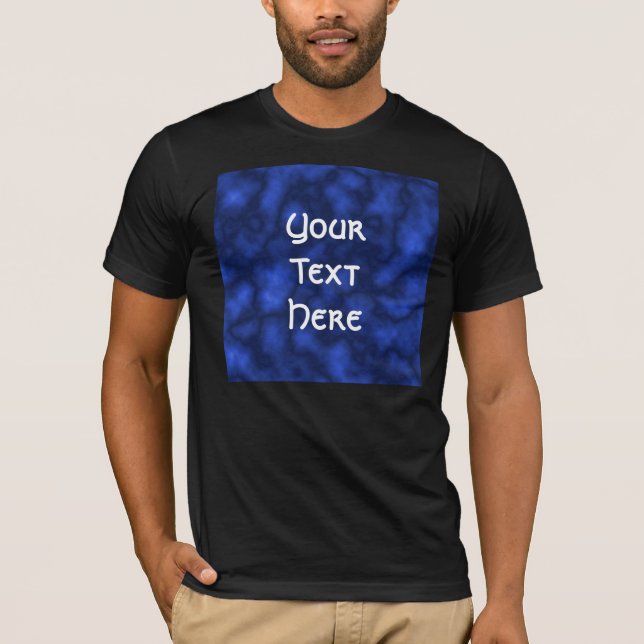 Blaue Flamme T-Shirt (Vorderseite)