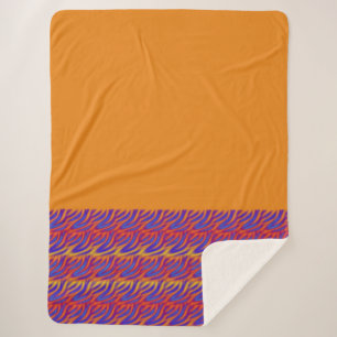 Blaue Flammen Sherpadecke