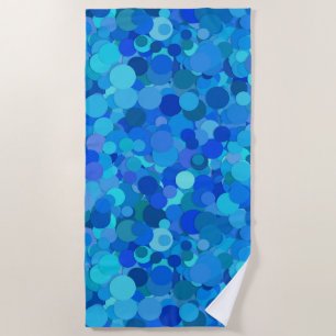 Blaue Flasche aus Süßwasser Strandtuch