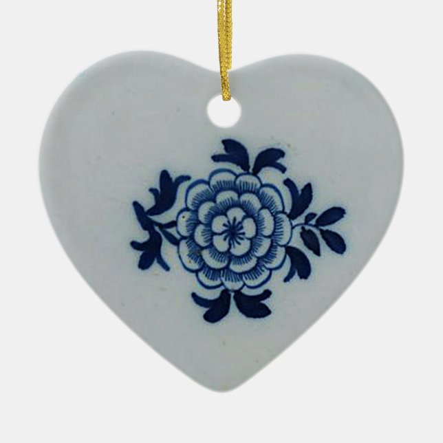 Blaue Fliese klassischer Antiquarian-Delfts - Keramikornament (Vorne)