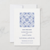 Blaue Fliesen Hochzeit