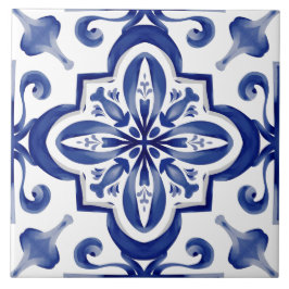 Blaue Fliesen, Mosaik, Majolika, Fliese