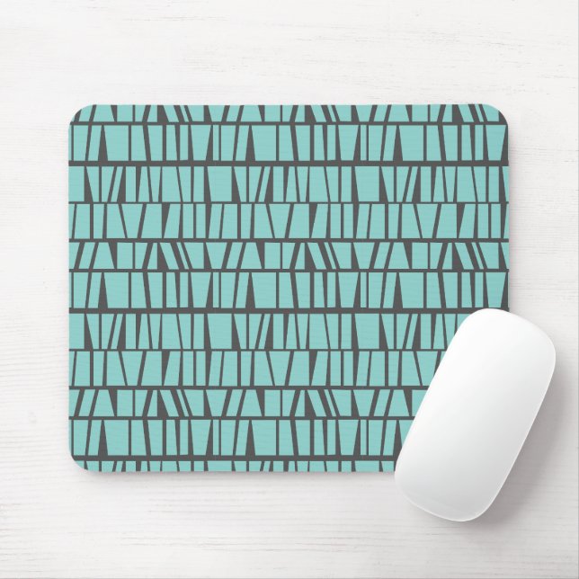 Blaue Fliesen Mousepad (Mit Mouse)