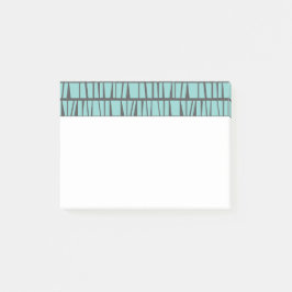 Blaue Fliesen Post-it Klebezettel
