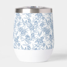 Blaue französische Toile
