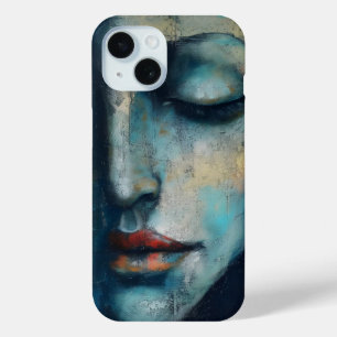 Blaue Frau Abstrakte Kunst Case-Mate iPhone Hülle
