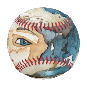 Blaue Frau Baseball