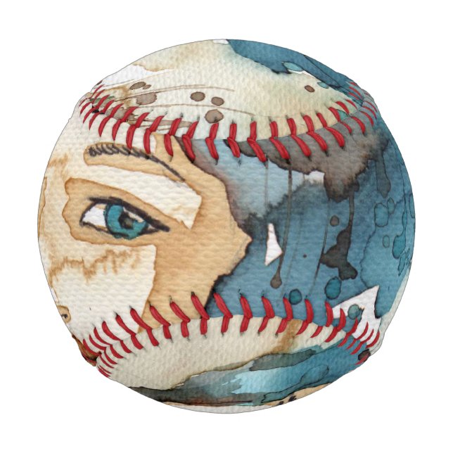 Blaue Frau Baseball (Vorderseite)
