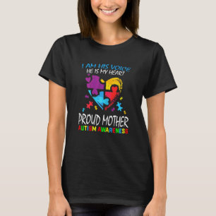 Blaue Frauen Stolz Mutter Autism Awareness Mutter T-Shirt