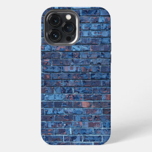 Blaue freiliegende Backsteine Kühl iPhone 13 Pro Max Hülle