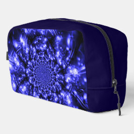 Blaue funkelnde Lichter Waschbeutel