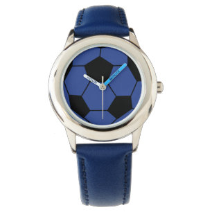 Blaue Fußball-Armbanduhr Armbanduhr