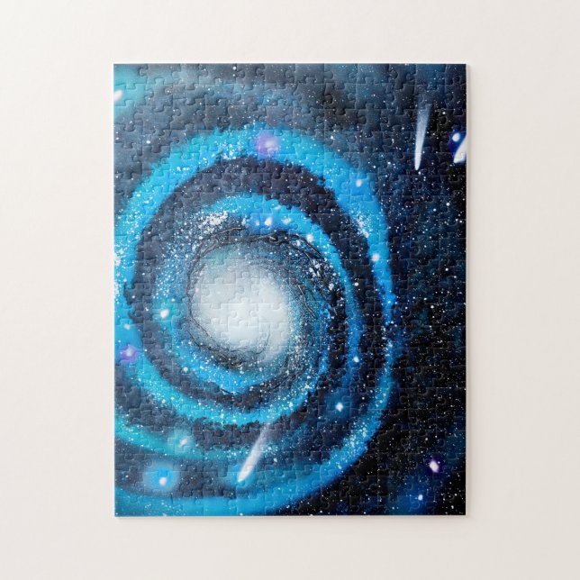 Blaue Galaxie (Vertikal)