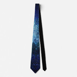 Blaue Galaxie-Krawatte Krawatte