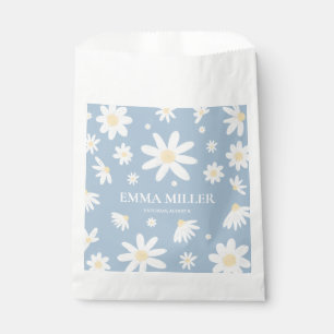 Blaue Gänseblümchen-Blumen-Geschenktüten Geschenktütchen
