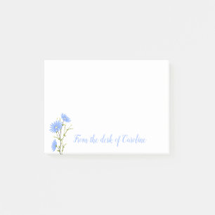 Blaue Gänseblümchen Blumen Wildblumen Gänseblümche Post-it Klebezettel