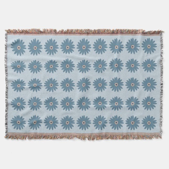 Blaue Gänseblume Decke (Vorderseite)