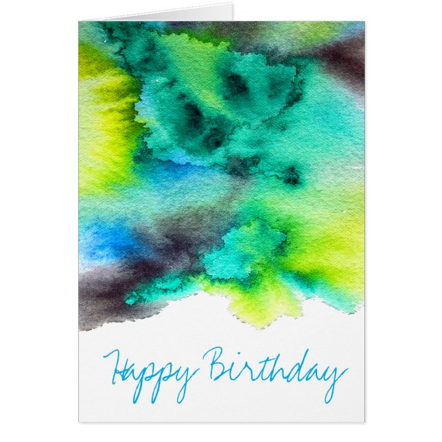 Blaue Gefärbte Krawatte aus grünem Marmor (Vorne)