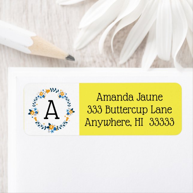 Blaue Gelbe Blume (Insitu)