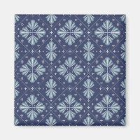 Blaue geometrische Formen Muster 