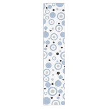 Blaue geometrische Zirkel der Küstenvibe Slate