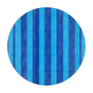 Blaue gestreifte Textur Schneidebrett