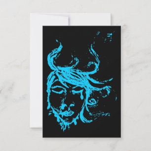 blaue Gewässer Einladung