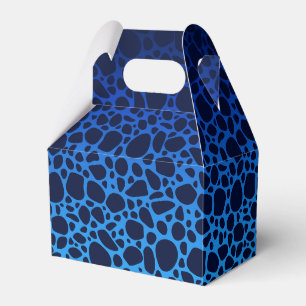 Blaue Giftdart-Froschmuster-Geschenkboxen Geschenkschachtel