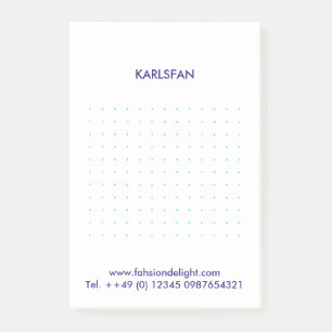 Blaue Gitter Notizen