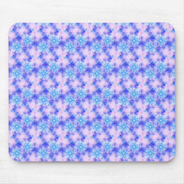 Blaue Glitzern Mousepad (Vorne)