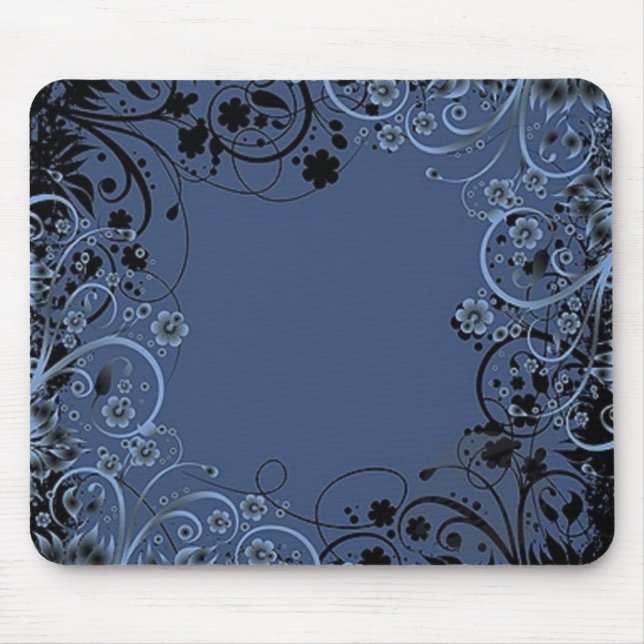 blaue Glocken Mousepad (Vorne)